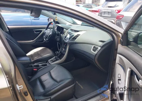 2015 Hyundai Elantra Limited from USA, damaged, VIN 5NPDH4AE9FH612088